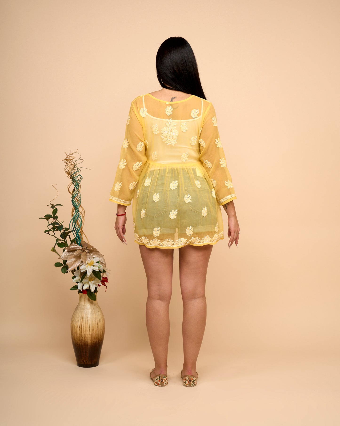 Blusa - Flores en Chiffon